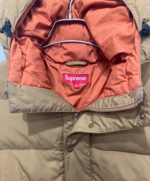 SUPREME（シュプリーム）SUPREME (シュプリーム) 11AW Down Pullover Jacket ベージュ×オレンジ サイズ:Ｓの古着・服飾アイテム