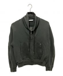 HELMUT LANG（ヘルムートラング）の古着「Suitcase Pullover ハーフジップパーカー」｜グレー