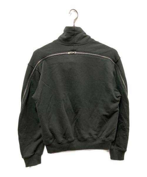 HELMUT LANG（ヘルムートラング）HELMUT LANG (ヘルムートラング) Suitcase Pullover ハーフジップパーカー グレー サイズ:XSの古着・服飾アイテム