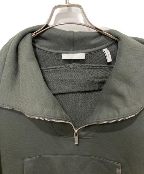 HELMUT LANG（ヘルムートラング）HELMUT LANG (ヘルムートラング) Suitcase Pullover ハーフジップパーカー グレー サイズ:XSの古着・服飾アイテム