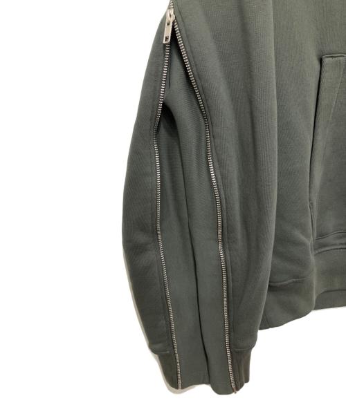 HELMUT LANG（ヘルムートラング）HELMUT LANG (ヘルムートラング) Suitcase Pullover ハーフジップパーカー グレー サイズ:XSの古着・服飾アイテム