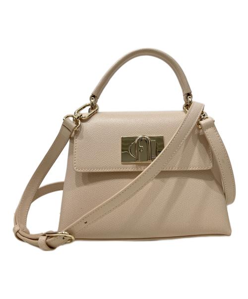 FURLA（フルラ）FURLA (フルラ) ミニトップハンドルバッグ ベージュの古着・服飾アイテム