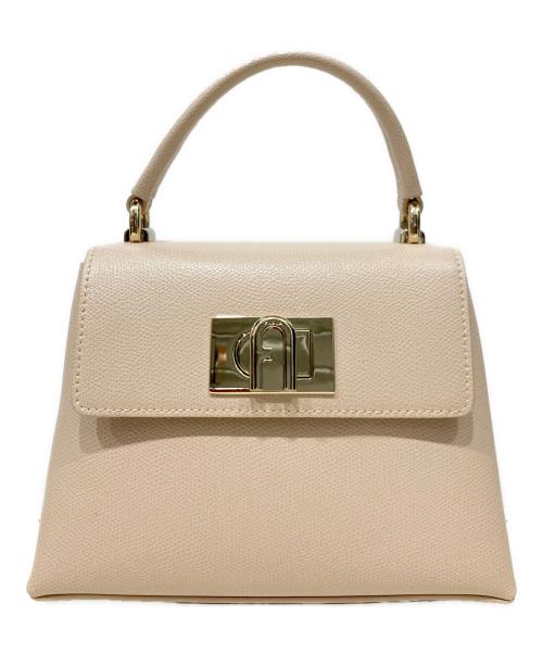FURLA（フルラ）FURLA (フルラ) ミニトップハンドルバッグ ベージュの古着・服飾アイテム