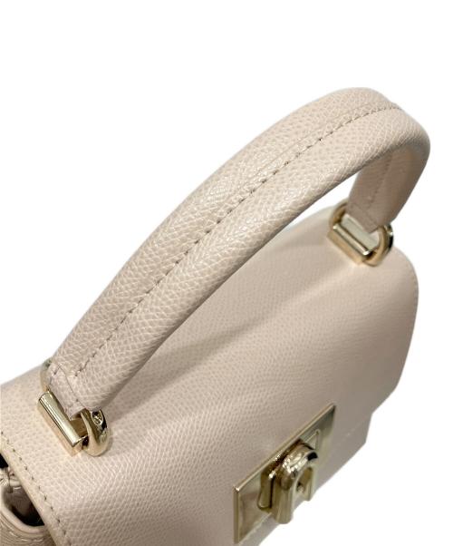 FURLA（フルラ）FURLA (フルラ) ミニトップハンドルバッグ ベージュの古着・服飾アイテム