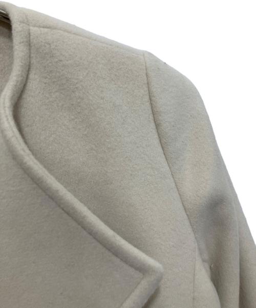 GRACE CONTINENTAL（（グレースコンチネンタル）GRACE CONTINENTAL (（グレースコンチネンタル) ノーカラービーバーコート ベージュ サイズ:38の古着・服飾アイテム