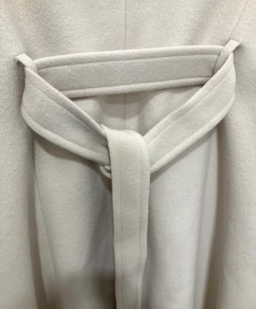 GRACE CONTINENTAL（（グレースコンチネンタル）GRACE CONTINENTAL (（グレースコンチネンタル) ノーカラービーバーコート ベージュ サイズ:38の古着・服飾アイテム