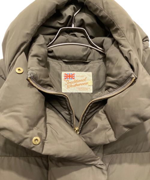 Traditional Weatherwear（トラディショナルウェザーウェア）Traditional Weatherwear (トラディショナルウェザーウェア) ダウンコート ブラウン サイズ:32の古着・服飾アイテム