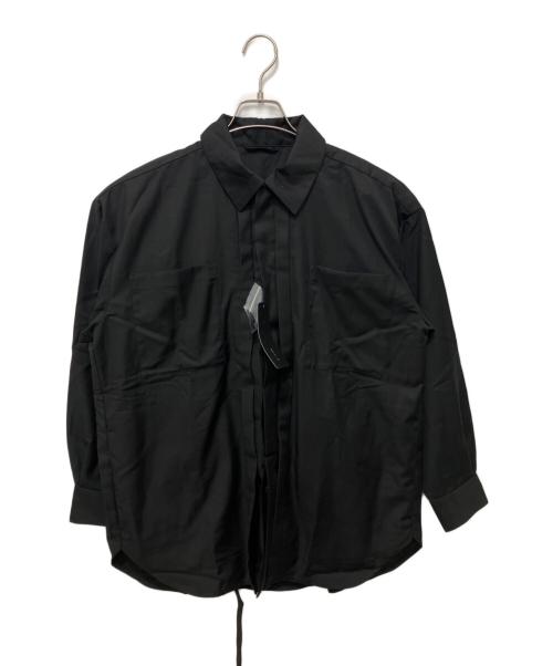 less is jp（レス・イズ・ジェーピー）less is jp (レス・イズ・ジェーピー) バッグレスシャツ ブラック サイズ:S 未使用品の古着・服飾アイテム