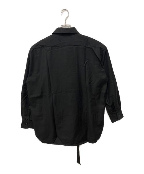 less is jp（レス・イズ・ジェーピー）less is jp (レス・イズ・ジェーピー) バッグレスシャツ ブラック サイズ:S 未使用品の古着・服飾アイテム
