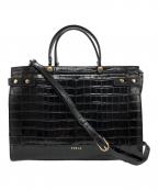 FURLAフルラ）の古着「LADY M L TOTE」｜ブラック