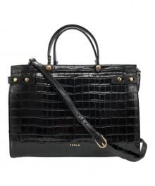 FURLA（フルラ）の古着「LADY M L TOTE」｜ブラック