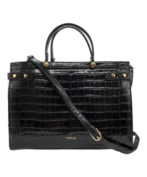 FURLA（フルラ）FURLA (フルラ) LADY M L TOTE ブラックの古着・服飾アイテム