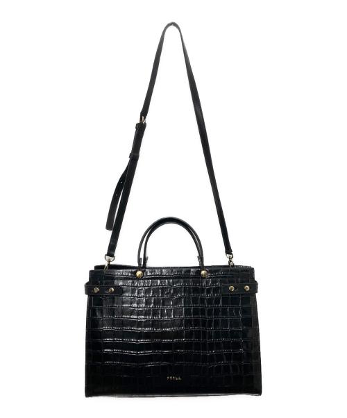 FURLA（フルラ）FURLA (フルラ) LADY M L TOTE ブラックの古着・服飾アイテム