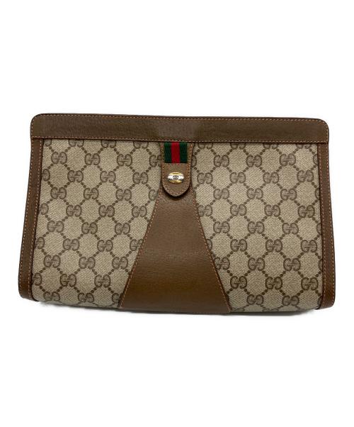 GUCCI（グッチ）GUCCI (グッチ) クラッチバッグ ベージュの古着・服飾アイテム