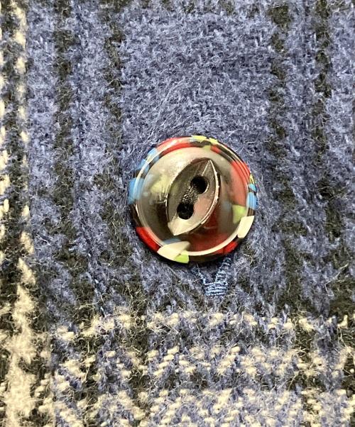 SUGAR CANE（シュガーケーン）SUGAR CANE (シュガーケーン) FICTION ROMANCE HERRINGBONE TWILL CHECK WORK SHIRT ブルー×グレー サイズ:S 未使用品の古着・服飾アイテム