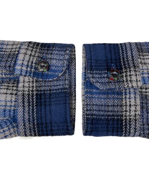 SUGAR CANE（シュガーケーン）SUGAR CANE (シュガーケーン) FICTION ROMANCE HERRINGBONE TWILL CHECK WORK SHIRT ブルー×グレー サイズ:S 未使用品の古着・服飾アイテム