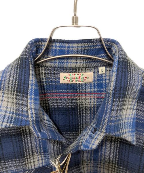 SUGAR CANE（シュガーケーン）SUGAR CANE (シュガーケーン) FICTION ROMANCE HERRINGBONE TWILL CHECK WORK SHIRT ブルー×グレー サイズ:S 未使用品の古着・服飾アイテム