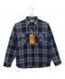 SUGAR CANE（シュガーケーン）の古着「FICTION ROMANCE HERRINGBONE TWILL CHECK WORK SHIRT」｜ブルー×グレー