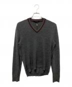 GUCCIグッチ）の古着「Vネックニット」｜グレー