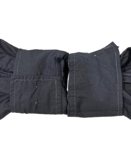 LEMAIRE（ルメール）LEMAIRE (ルメール) ウォッシュドコットンシルクのアスコットブラウス ブラック サイズ:36の古着・服飾アイテム
