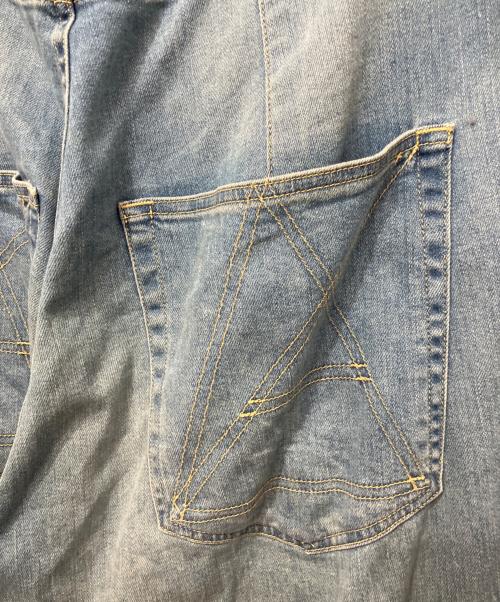 ANREALAGE（アンリアレイジ）ANREALAGE (アンリアレイジ) パッチワークデニムパンツ インディゴ サイズ:48の古着・服飾アイテム