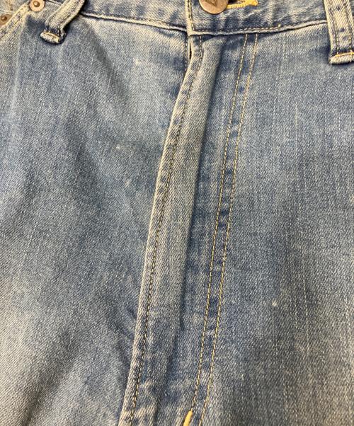 ANREALAGE（アンリアレイジ）ANREALAGE (アンリアレイジ) パッチワークデニムパンツ インディゴ サイズ:48の古着・服飾アイテム