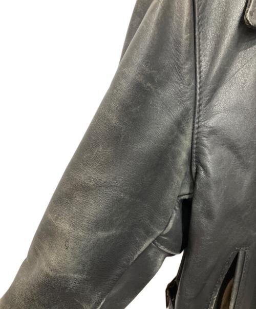 Schott（ショット）Schott (ショット) レザージャケット ブラック サイズ:38の古着・服飾アイテム