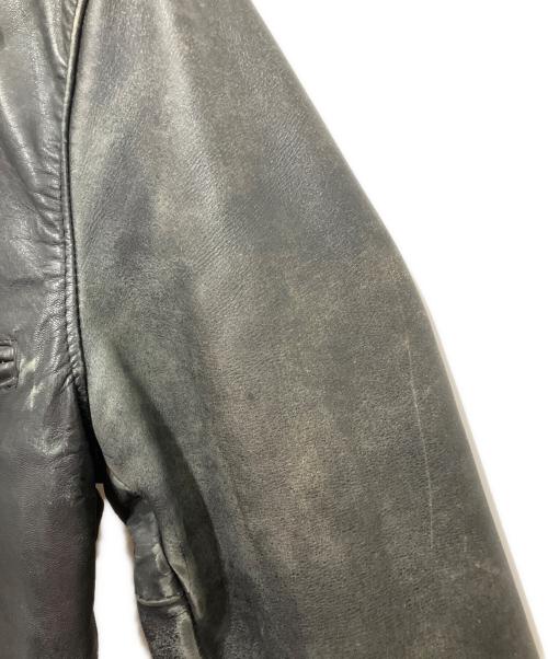 Schott（ショット）Schott (ショット) レザージャケット ブラック サイズ:38の古着・服飾アイテム