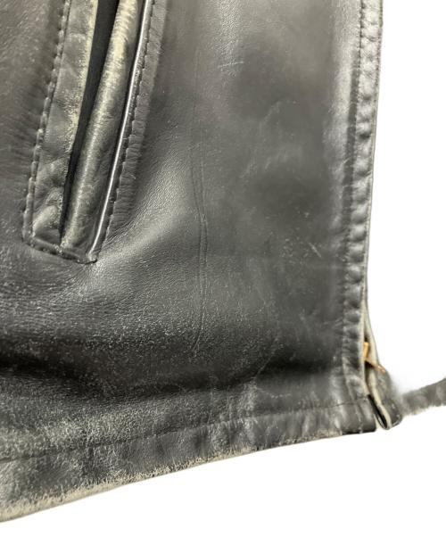 Schott（ショット）Schott (ショット) レザージャケット ブラック サイズ:38の古着・服飾アイテム
