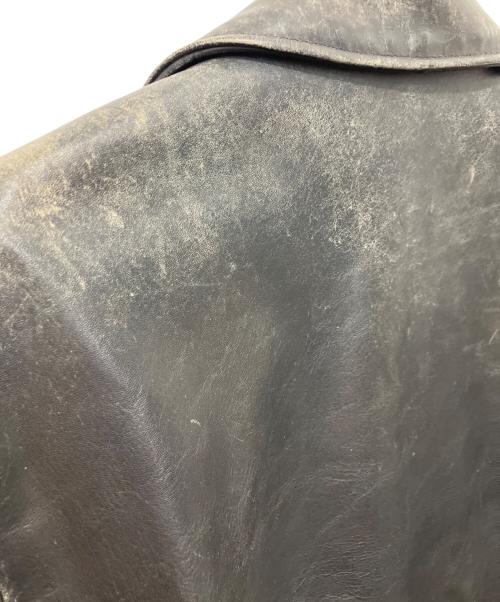 Schott（ショット）Schott (ショット) レザージャケット ブラック サイズ:38の古着・服飾アイテム