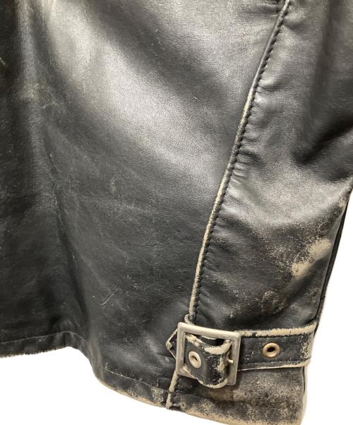 Schott（ショット）Schott (ショット) レザージャケット ブラック サイズ:38の古着・服飾アイテム