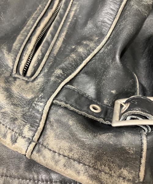 Schott（ショット）Schott (ショット) レザージャケット ブラック サイズ:38の古着・服飾アイテム