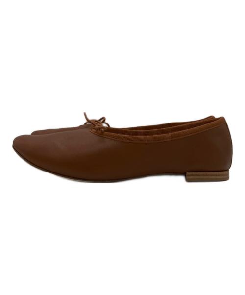 repetto（レペット）repetto (レペット) BEAUTY&YOUTH (ビューティーアンドユース) MANON バレエシューズ ブラウン サイズ:38の古着・服飾アイテム