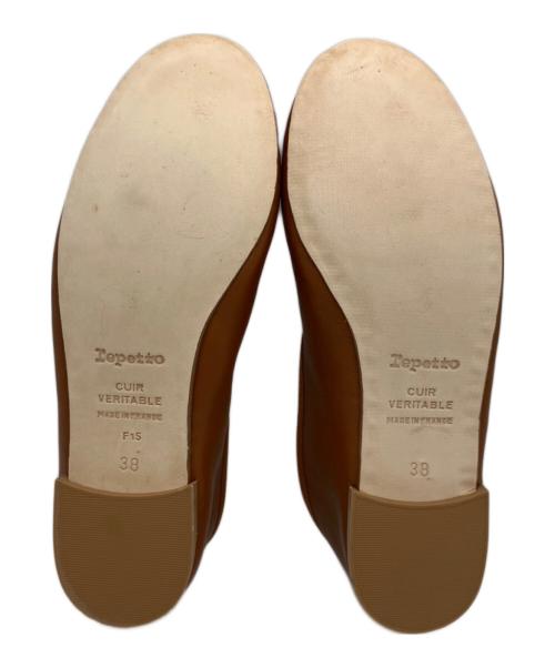 repetto（レペット）repetto (レペット) BEAUTY&YOUTH (ビューティーアンドユース) MANON バレエシューズ ブラウン サイズ:38の古着・服飾アイテム
