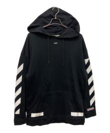 OFFWHITE（オフホワイト）の古着「Diagonal Arrows Hoodie」｜ブラック