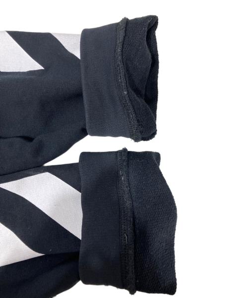 OFFWHITE（オフホワイト）OFFWHITE (オフホワイト) Diagonal Arrows Hoodie ブラック サイズ:Mの古着・服飾アイテム