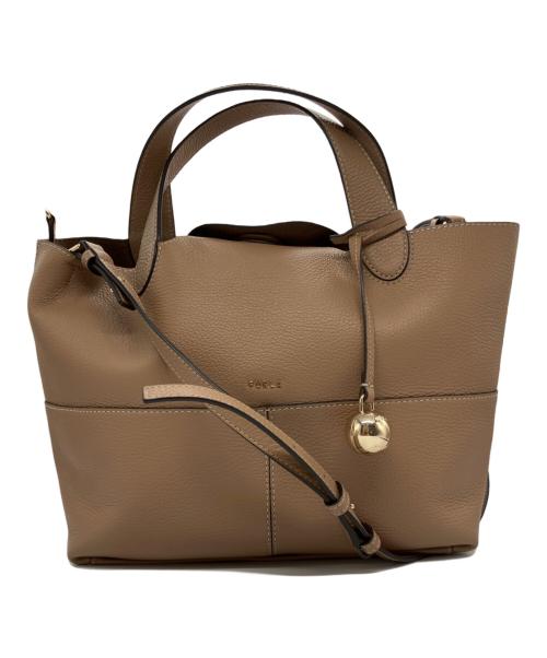 FURLA（フルラ）FURLA (フルラ) Primrose トートバッグ ベージュの古着・服飾アイテム
