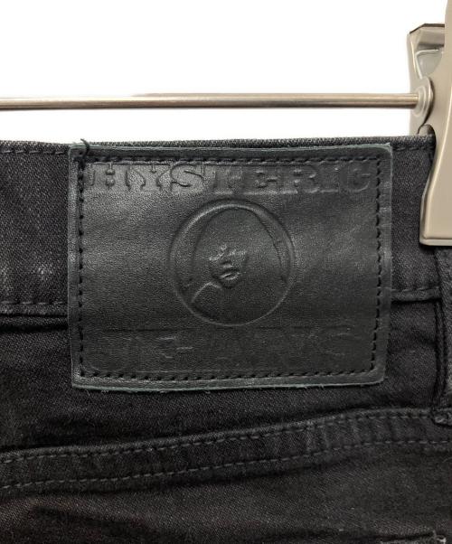 Hysteric Glamour（ヒステリックグラマー）Hysteric Glamour (ヒステリックグラマー) スタッズスキニーブラックデニムパンツ ブラック サイズ:Ｗ25　（63.5ｃm）の古着・服飾アイテム