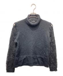 tricot COMME des GARCONS（トリココムデギャルソン）の古着「00s ハイネックニット」｜ブラック