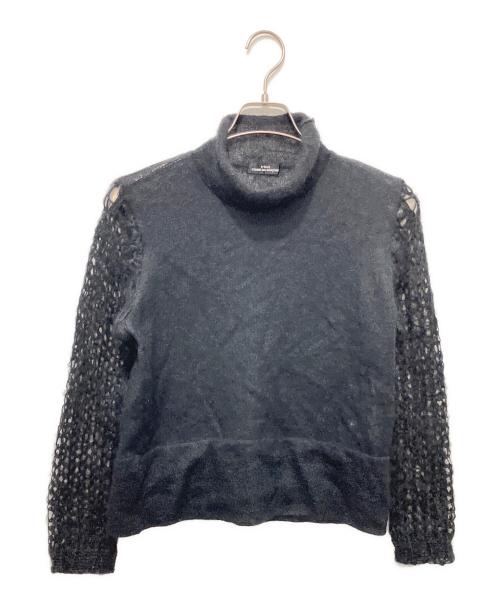 tricot COMME des GARCONS（トリココムデギャルソン）tricot COMME des GARCONS (トリココムデギャルソン) 00s ハイネックニット ブラック サイズ:不明の古着・服飾アイテム