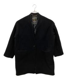 journal standard L'essage（ジャーナルスタンダード レサージュ）の古着「コクーンミドルコート2」｜ブラック