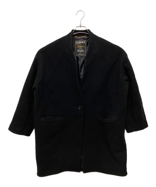 journal standard L'essage（ジャーナルスタンダード レサージュ）journal standard L'essage (ジャーナルスタンダード レサージュ) コクーンミドルコート2 ブラック サイズ:FREEの古着・服飾アイテム