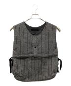 Engineered Garmentsエンジニアド ガーメンツ）の古着「Newsboy Vest Wool Striped HB」｜グレー