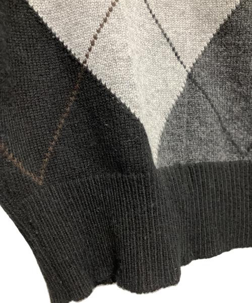 MARGARET HOWELL（マーガレットハウエル）MARGARET HOWELL (マーガレットハウエル) MERINO CASHMERE ARGYLE マルチカラー サイズ:2の古着・服飾アイテム