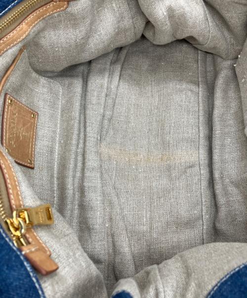 PRADA（プラダ）PRADA (プラダ) Double-Chain Shoulder Bag Denime インディゴの古着・服飾アイテム