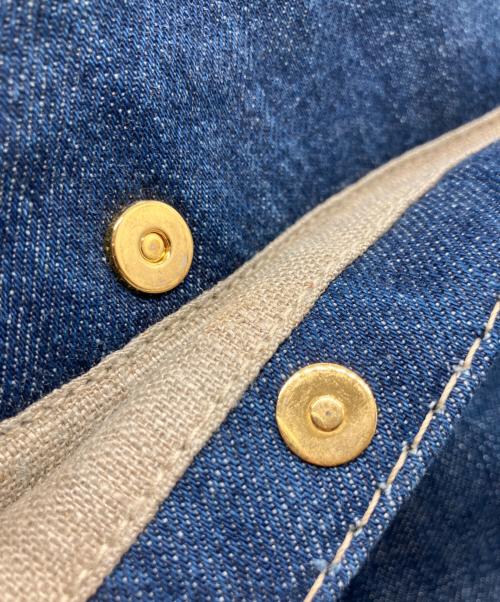 PRADA（プラダ）PRADA (プラダ) Double-Chain Shoulder Bag Denime インディゴの古着・服飾アイテム