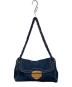 PRADA (プラダ) Double-Chain Shoulder Bag Denime インディゴ：120000円