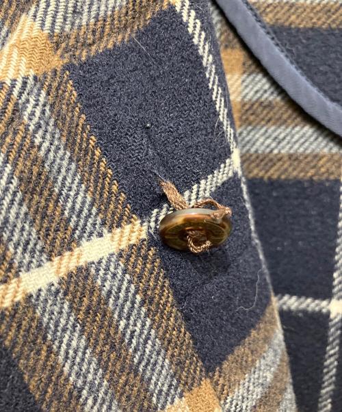 Burberry's（バーバリーズ）Burberry's (バーバリーズ) カシミヤ混ダッフルコート ネイビー サイズ:7の古着・服飾アイテム