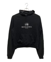 BALENCIAGA（バレンシアガ）の古着「BBロゴパーカー」｜ブラック