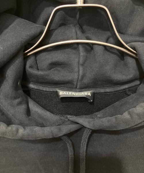 BALENCIAGA（バレンシアガ）BALENCIAGA (バレンシアガ) BBロゴパーカー ブラック サイズ:Lの古着・服飾アイテム